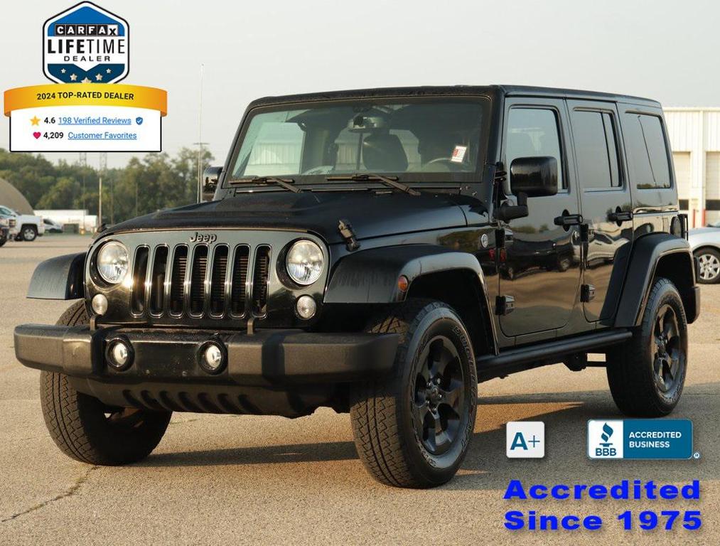 used 2015 Jeep Wrangler Unlimited car, priced at $20,998