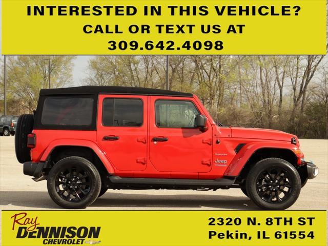 used 2022 Jeep Wrangler Unlimited 4xe car, priced at $33,972