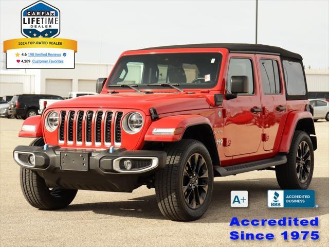 used 2022 Jeep Wrangler Unlimited 4xe car, priced at $33,972