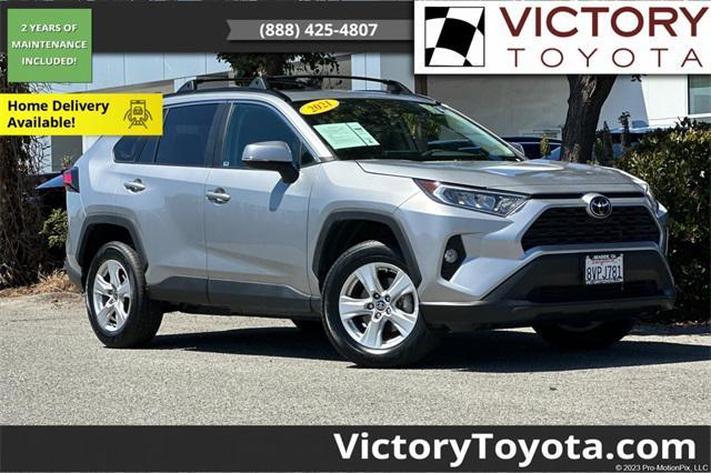 used 2021 Toyota RAV4 car, priced at $28,500
