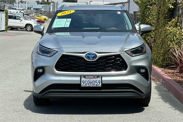 used 2021 Toyota Highlander Hybrid car, priced at $35,981