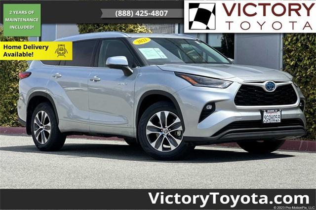 used 2021 Toyota Highlander Hybrid car