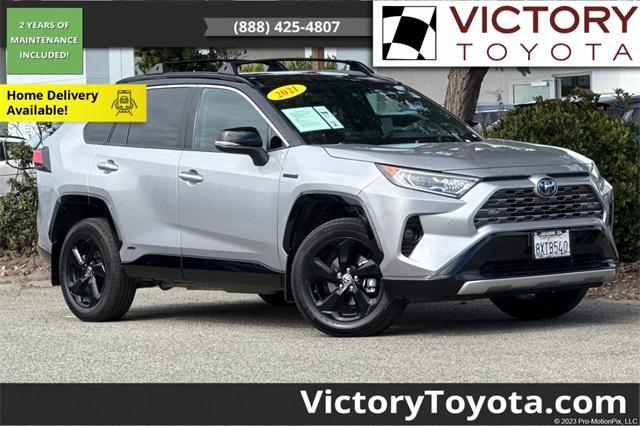 used 2021 Toyota RAV4 Hybrid car, priced at $33,481