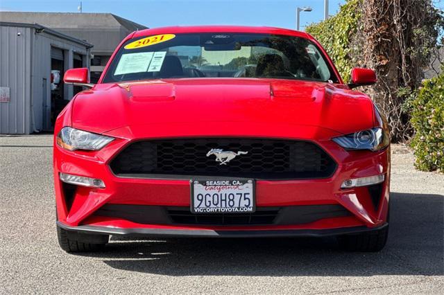 used 2021 Ford Mustang car, priced at $20,995