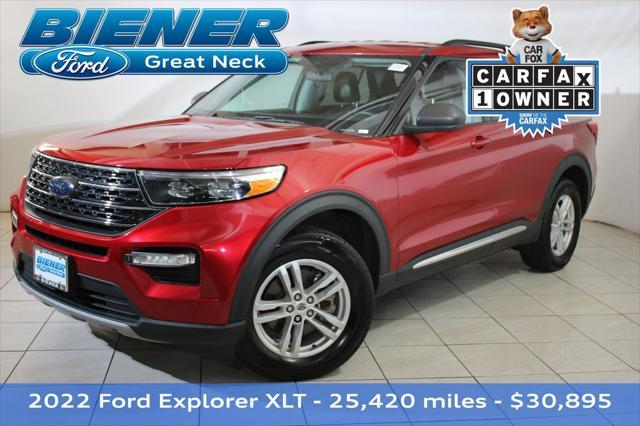 used 2022 Ford Explorer car, priced at $30,895