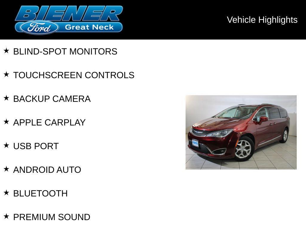 used 2018 Chrysler Pacifica car, priced at $15,895