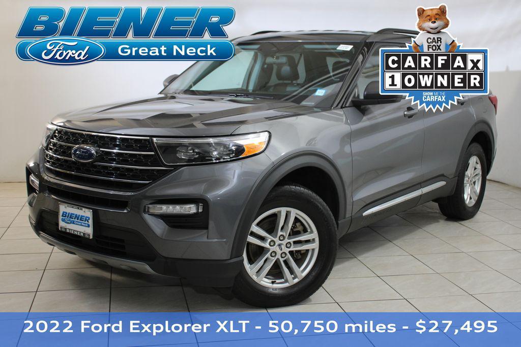 used 2022 Ford Explorer car, priced at $27,495