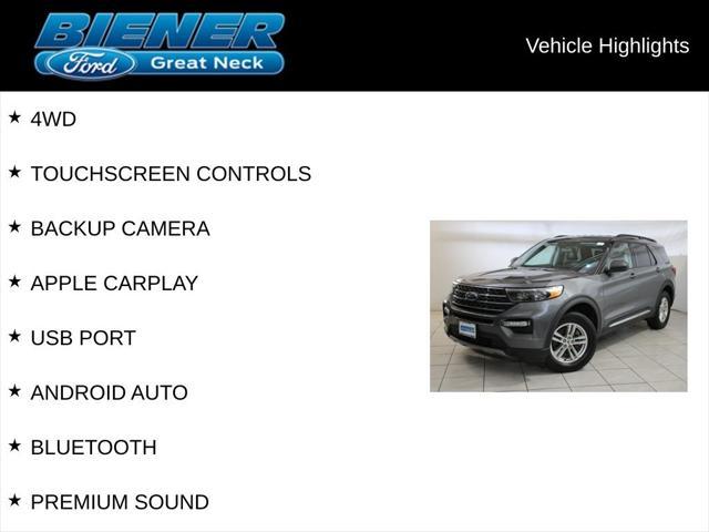 used 2022 Ford Explorer car, priced at $31,875