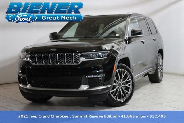 used 2021 Jeep Grand Cherokee L car, priced at $37,495