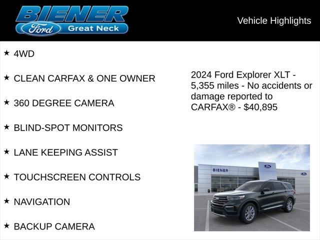 used 2024 Ford Explorer car, priced at $40,895