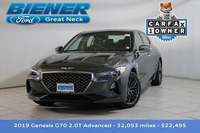 used 2019 Genesis G70 car, priced at $22,495