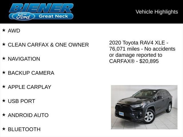 used 2020 Toyota RAV4 car, priced at $20,895