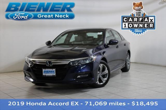 used 2019 Honda Accord car, priced at $18,495