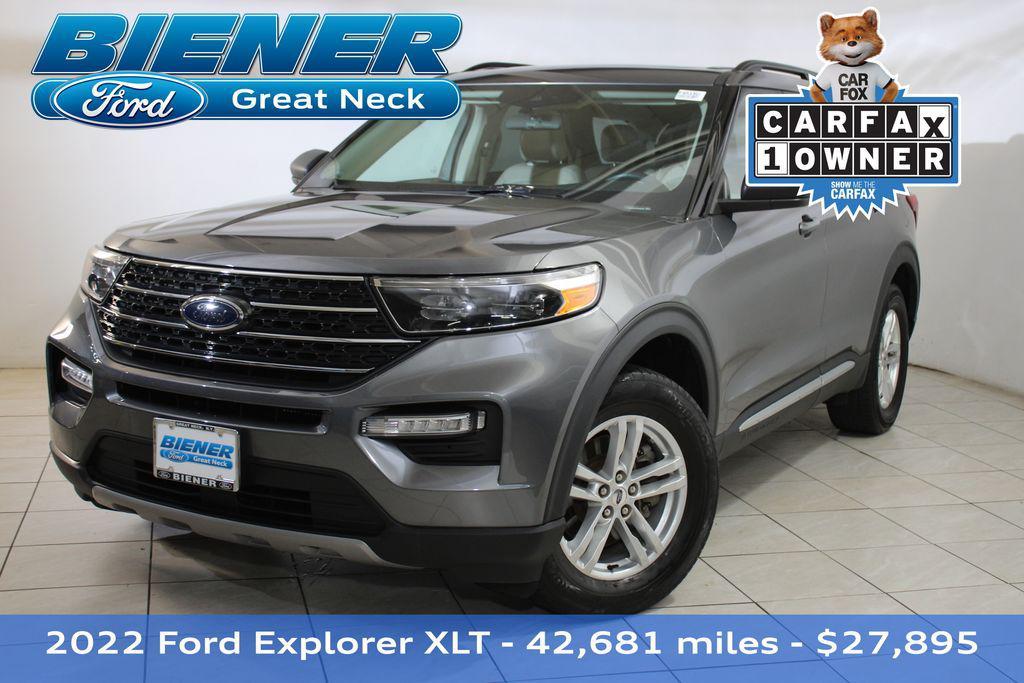 used 2022 Ford Explorer car, priced at $27,895