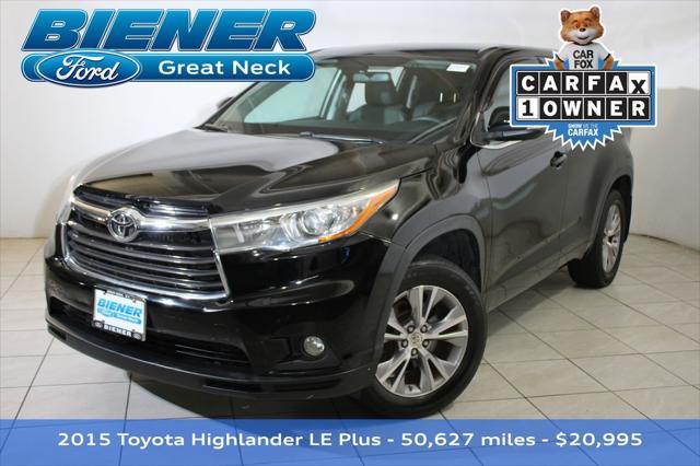 used 2015 Toyota Highlander car, priced at $20,995