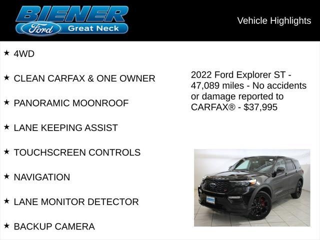 used 2022 Ford Explorer car, priced at $37,995
