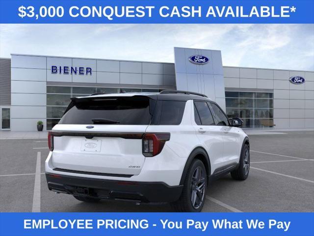 new 2025 Ford Explorer car, priced at $54,603