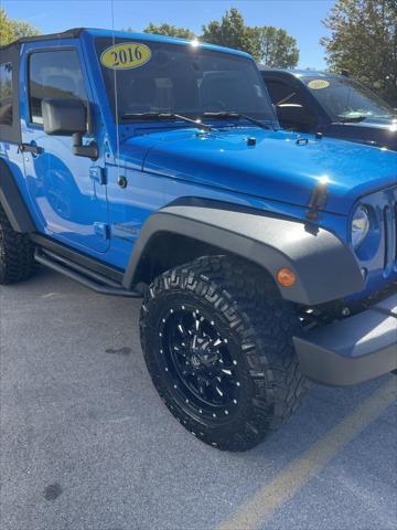 used 2016 Jeep Wrangler car, priced at $20,570