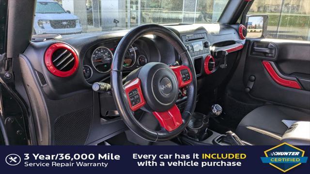 used 2017 Jeep Wrangler Unlimited car, priced at $18,504
