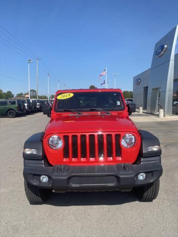 used 2018 Jeep Wrangler Unlimited car, priced at $24,564