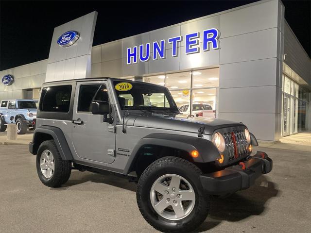 used 2016 Jeep Wrangler car, priced at $18,479