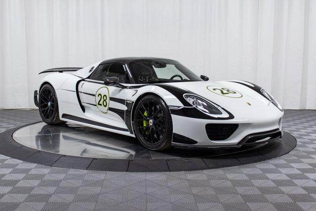 used 2015 Porsche 918 Spyder car, priced at $3,149,900