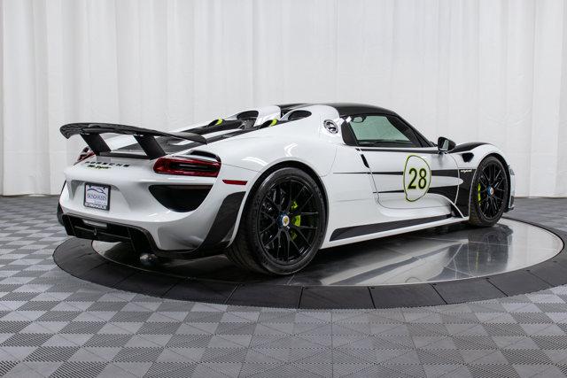 used 2015 Porsche 918 Spyder car, priced at $3,149,900