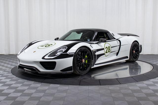 used 2015 Porsche 918 Spyder car, priced at $3,149,900