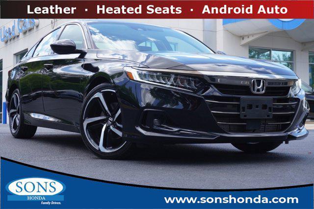 used 2021 Honda Accord car, priced at $25,788