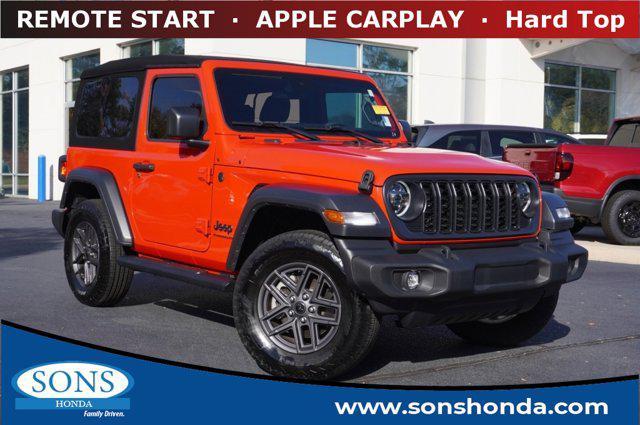 used 2024 Jeep Wrangler car, priced at $35,536