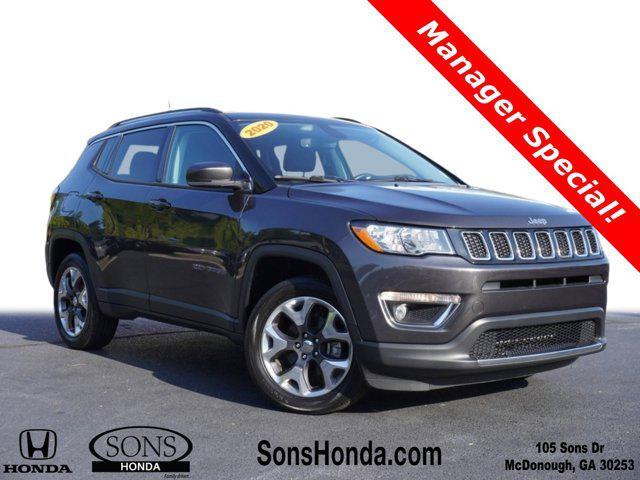 used 2020 Jeep Compass car, priced at $19,498