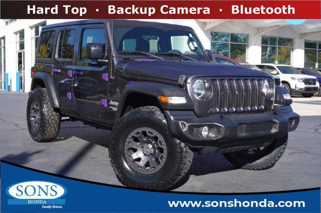 used 2021 Jeep Wrangler Unlimited car, priced at $31,507