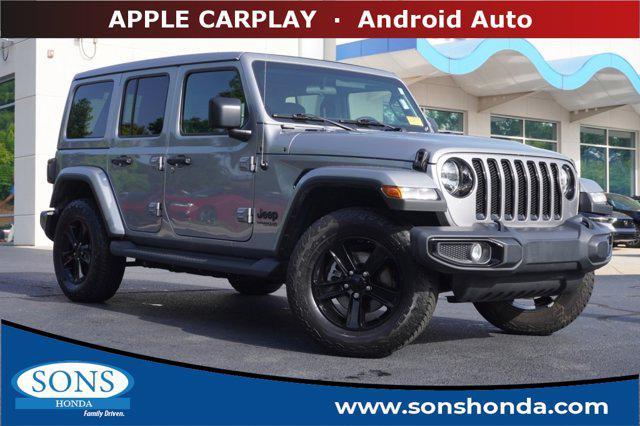 used 2021 Jeep Wrangler Unlimited car, priced at $35,500