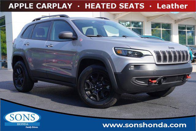 used 2021 Jeep Cherokee car, priced at $22,600