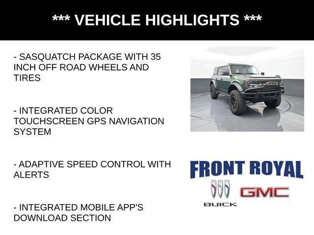 used 2022 Ford Bronco car, priced at $49,595