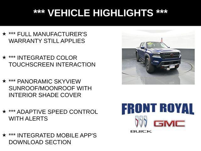 used 2022 Nissan Frontier car, priced at $34,934