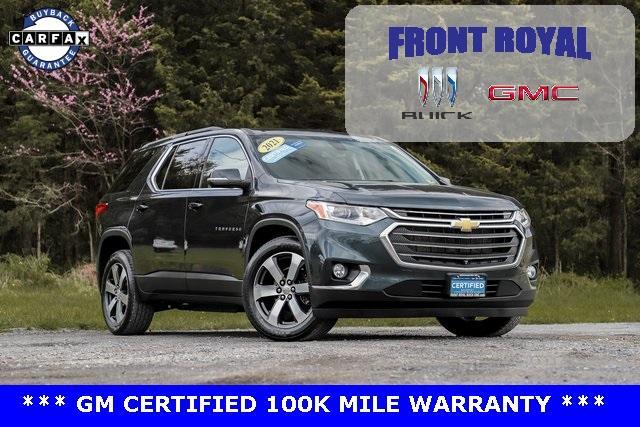 used 2021 Chevrolet Traverse car, priced at $27,818