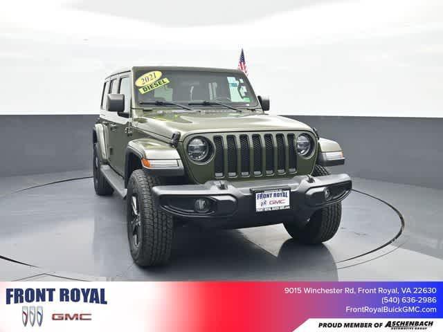 used 2021 Jeep Wrangler Unlimited car, priced at $33,843