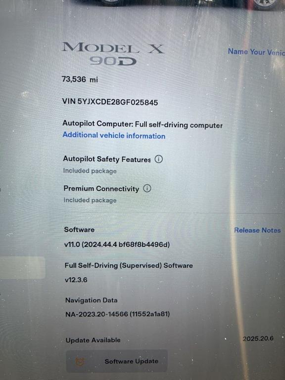used 2016 Tesla Model X car, priced at $24,900