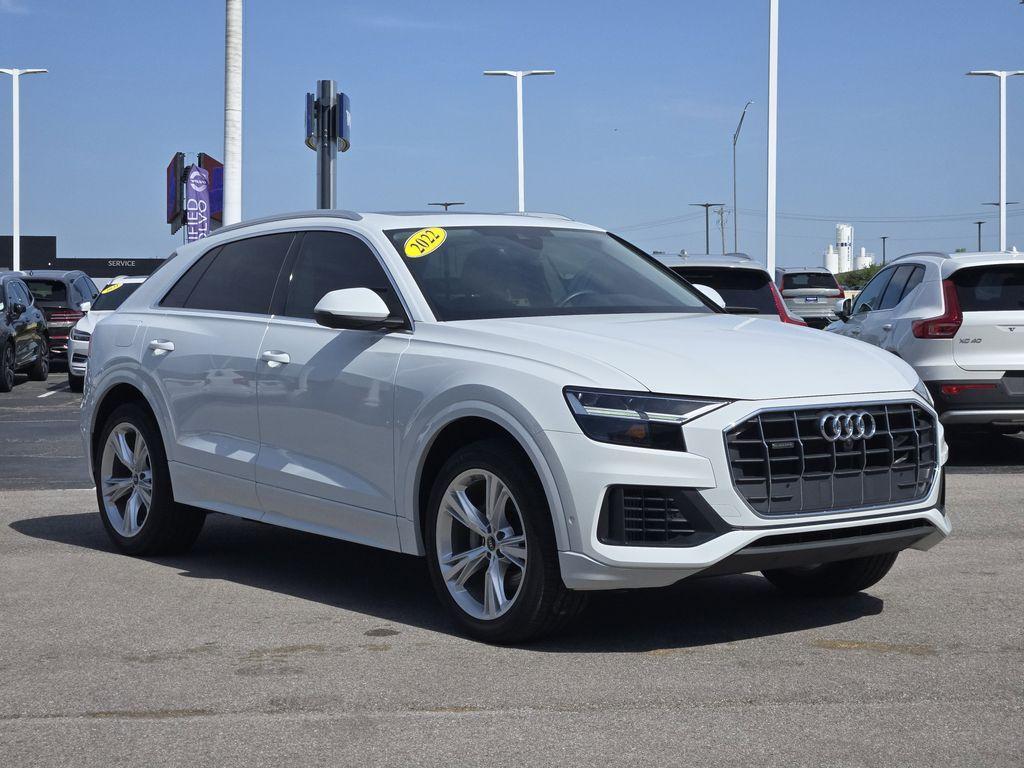 used 2022 Audi Q8 car, priced at $47,900