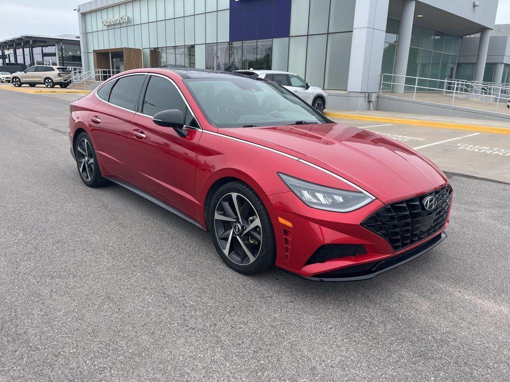 used 2021 Hyundai Sonata car, priced at $16,000