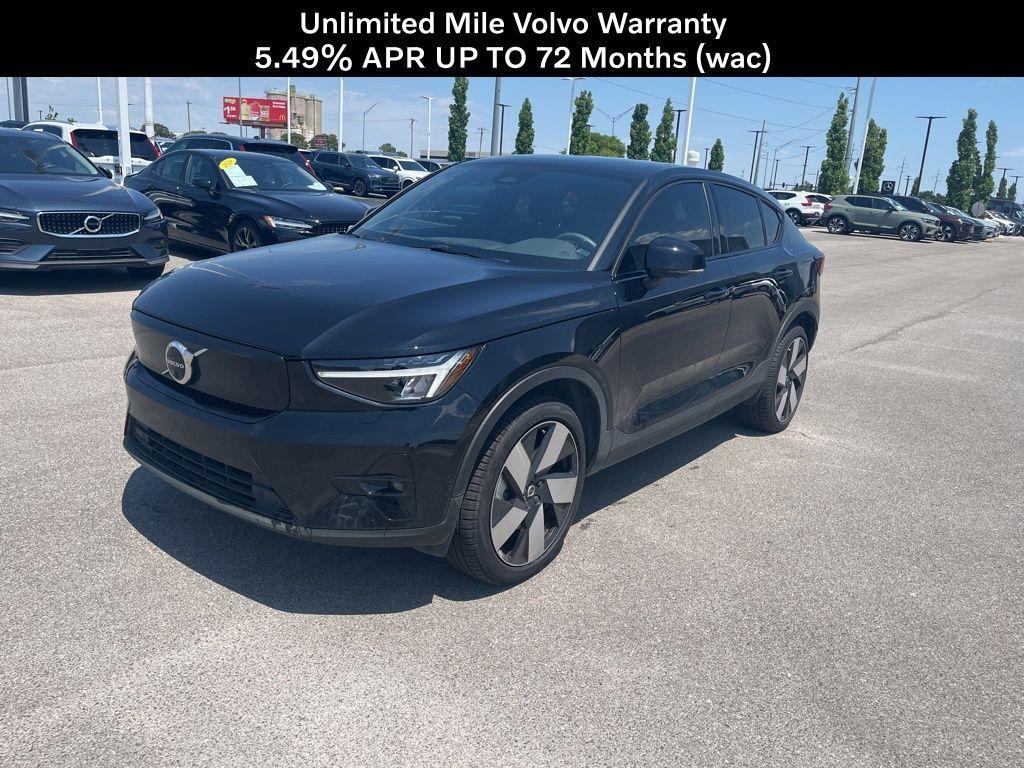 used 2023 Volvo C40 Recharge Pure Electric car, priced at $34,900