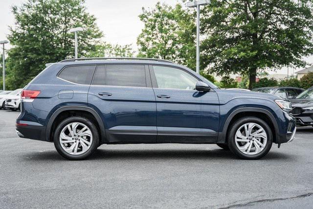 used 2021 Volkswagen Atlas car, priced at $20,000