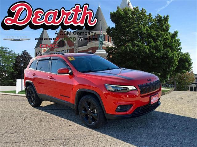 used 2021 Jeep Cherokee car, priced at $21,299