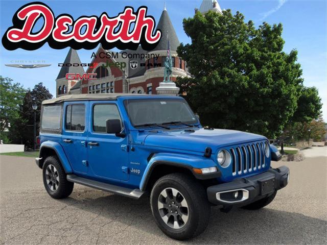 used 2022 Jeep Wrangler Unlimited car, priced at $29,899