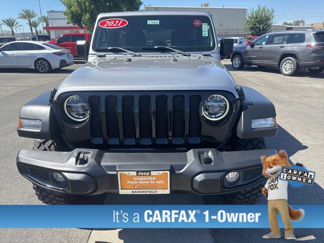 used 2021 Jeep Wrangler car, priced at $34,183