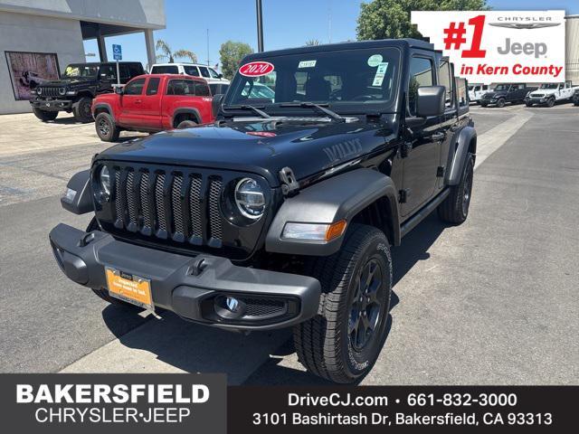 used 2020 Jeep Wrangler Unlimited car, priced at $33,985