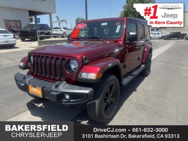 used 2021 Jeep Wrangler Unlimited car, priced at $38,595