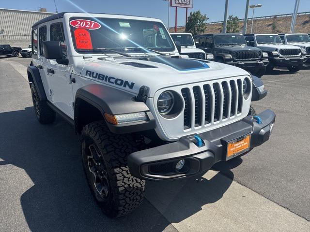 used 2021 Jeep Wrangler Unlimited 4xe car, priced at $35,995