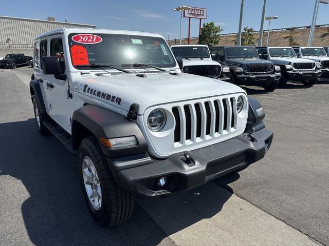 used 2021 Jeep Wrangler Unlimited car, priced at $35,585